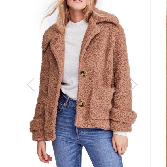 Free People Teddy Coat - Picture 1 of 5